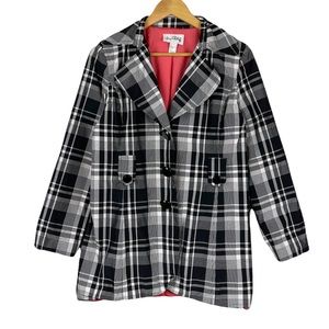Joseph Ribkoff Lightweight Plaid Jacket Size 8
